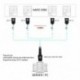 SAS kábel Mini-SAS SFF-8087 – 4 SATA kábel Mini SAS 4i SFF8087 36P – 4 SATA 7P kábel 12 Gbps 50 cm-es merevlemez