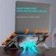 Laptop hűtőpad 4 ventilátorral Alumínium összecsukható Loptop támogatás Állítható Gaming RGB Laptop Hűtő Notebook