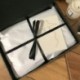 Fehér szín - 100db/tétel Selyempapír ruházati csomagoló kézműves papír virágos áttetsző csomagolópapír