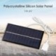 1W 6V mini napelemes DIY napelemes rendszer telefonhoz Power Bank Cell töltő Hordozható napelemes aljzat akkumulátor