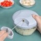 Szín: 500 ml zöld - 500/900 ml Forgó fokhagymaprés Zöldséghagyma zúzó Kézi Húsdaráló Daráló Fokhagyma aprító