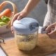 Szín: 500 ml zöld - 500/900 ml Forgó fokhagymaprés Zöldséghagyma zúzó Kézi Húsdaráló Daráló Fokhagyma aprító