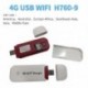 Szín: ezüst - 4G LTE vezeték nélküli USB-kulcs WiFi router hálózati kártya 150Mbp Ethernet Modem Stick SIM-kártya