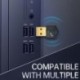 USB Bluetooth 5.0 adóvevő USB Dongle zenei vezeték nélküli adapter PC számítógéphez laptop fülhallgató hangkulcs