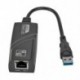 Vezetékes USB 3.0 - Gigabit Ethernet RJ45 LAN (10/100/1000) Mbps hálózati adapter HUB Ethernet hálózati kártya laptophoz
