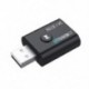 2 az 1-ben USB vezeték nélküli Bluetooth 5.0 adó-vevő EDR adapter 3,5 mm-es AUX TV-hez PC fejhallgató Otthoni sztereó