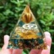 Szín: 07 - Orgon piramis gyógyító kristályok csakra kő orgonit piramisok csakra reiki meditációs eszköz rózsa kvarc