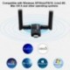 Kétsávos vezeték nélküli Wifi adapter USB 3.0 WiFi vevő Dongle 1200M RTL8812AU 2,4 5,8 GHz vezeték nélküli hálózati