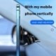 Mágneses autós telefontartó állítható fém mágneses mobil mobiltelefon-tartó GPS-állvány iPhone Xiaomi Huawei Samsung