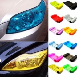 30 * 60/30 * 100 cm-es Hot Car Headlight matrica Sötétfólia hátsó lámpa Vinyl Ködlámpa