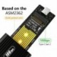 M2 SSD tok USB 3.1 10Gbps alumínium mobil merevlemez PCIE NVMe M-Key M.2 Solid State Drive Box SSD külső házhoz