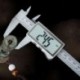 Szín: C - 100/150 mm-es digitális tolómérő elektronikus nóniusz tolómérő LCD szénszálas számlap nóniusz tolómérő