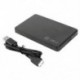 Szín: USB 3.0 - HDD SSD tok USB 3.0/2.0 ház tok 2,5 hüvelykes SATA SSD HDD külső zárás 5 Gbps mobilbox merevlemez adapter