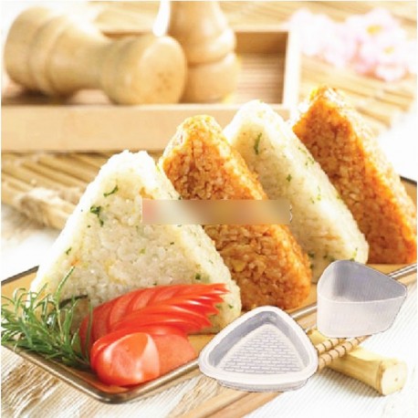 2db-os szett - Háromszög alakú formázó - sushi - bento - onigiri készítéséhez is - O1S8 U5D4 T1W4