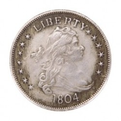 1db 1804 Liberty - S Béke dollár 1 $ ezüst érme USA Nem valuta érme gyűjtemény Antik 39mm