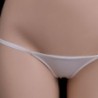Fehér szín - 2022 női szexi rövidnadrág varrat nélküli vékony pántos G-string puha bugyi alacsony szárú tanga nyári