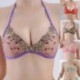 Fekete szín - Szexi csipkehálós melltartó nőknek Átlátszó fehérnemű Hollow Out melltartó Bralette női szexi