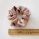 Szín: fekete zöld - 1 db Vintage Print Scrunchie Hajkötél Chiffon Scrunchie Női Elasztikus Hajpántok Lófarok Tartók