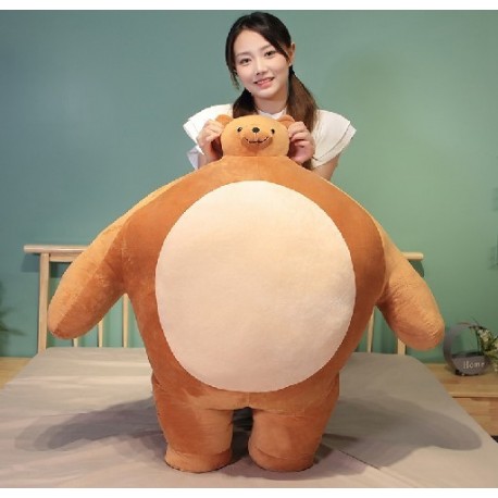 Magasság: 45 cm - 1db 45/70cm-es Szép, apró fejű mackó plüss játékok Hatalmas méretű állati medve párna, puha