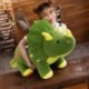 Piros szín - 120 cm-es Óriás plüss, puha Triceratops Stegosaurus plüss játék dinoszaurusz baba kitömött játék