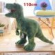 Szín: 110 cm zöld - 50-80 cm-es szimuláció dinoszaurusz plüssjátékok kitömött állatok plüss dinoszaurusz párna