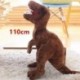 Szín: 110 cm barna - 50-80 cm-es szimuláció dinoszaurusz plüssjátékok kitömött állatok plüss dinoszaurusz párna