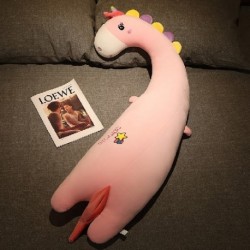 Magasság: 100cm - 100/120 cm Óriás méretű dinoszaurusz egyszarvú zsiráf liba plüsspárna játékok nagy állatpárnával