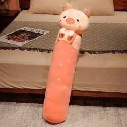 Magasság: 90 cm - 1db 90/110/130CM Rajzfilm nyúl malac dinoszaurusz plüsspárna Kawaii hosszú babák kitömött puha állati