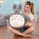 Magasság: 20 cm - 20-70 cm-es forró akció Anime Totoro plüsspárna nagy méretű Totoro babák, kitömött puha rajzfilm