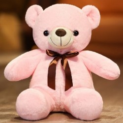 Magasság: 60cm - 1 db 60 cm-es Lovely mackó plüss játékok Kawaii szalagos medve párna puha, átölelhető macival