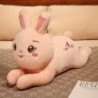 Magasság: 45 cm - 45/60/80 cm Szép fekvő nyúl plüss játékok Aranyos mosolygó arc nyuszi párna párna kitömött puha