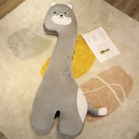 Magasság: 80 cm - 80/110/140cm Kawaii hatalmas egyszarvú krokodil dinoszaurusz plüssjátékok, szép töltött puha husky