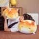 Magasság: 30 cm párna - 1db 30/40 cm-es szép Shiba Inu mackó és nyúl plüssjáték takaróval babákkal Kawaii kenyér