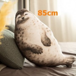 Szín: 85 cm gyerek - 45-130cm nagy puha oroszlán plüssjáték aranyos tengeri világ állatfóka plüss kitömött baba baba
