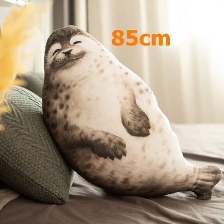 Szín: 85 cm gyerek - 45-130cm nagy puha oroszlán plüssjáték aranyos tengeri világ állatfóka plüss kitömött baba baba