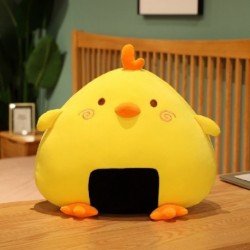 Magasság: 35 cm - 35/45/60 cm-es szép csirke plüssjáték Aranyos állati rizslabda töltött baba puha alvópárna