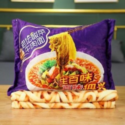 Szín: 2 - 45 cm-es Kawaii plüss instant tészta párna töltött szimuláció sült tészta Aranyos étel plüss párna