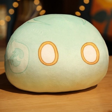 Magasság: 35 cm - 1db 35/45 cm-es Genshin Impact plüss nyálkás párna játékok Genshin Impact Elemental Slime plüss