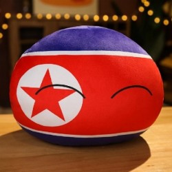 Magasság: 10 cm kulcstartó - 1 db 10 cm-es Country Ball Plüss játékok Polandball Countryball Kulcstartó babák