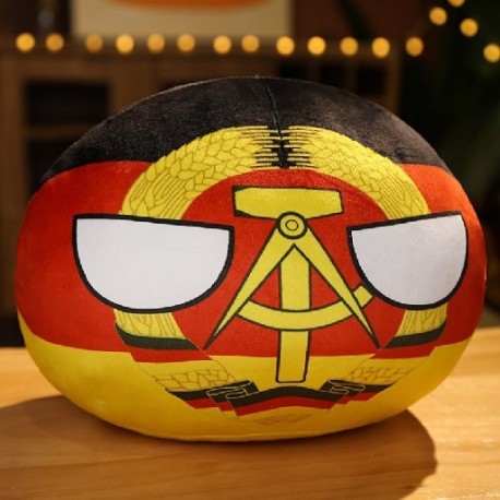 Magasság: 10 cm kulcstartó - 1 db 10 cm-es Country Ball Plüss játékok Polandball Countryball Kulcstartó babák