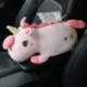 Szín: malac - Kawaii Unicorn autó malac husky macska papírtörlő plüss állatok selyemkendő otthoni kanapé papír