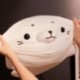 Magasság: 50 cm - 1 db 50/60 cm-es aranyos töltött oroszlánfóka plüssjáték puha párna Kawaii rajzfilm állati fóka