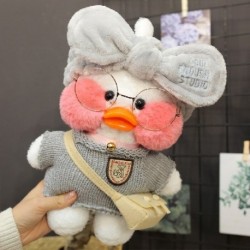 Szín: 9 - 30 cm-es aranyos plüss Lalafanfan sárga kacsa párna kitömött állatok puha plüss játékok lányok gyerekek