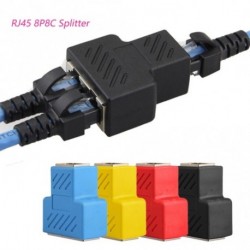 1 - 2 LAN Ethernet Hálózat RJ45 8P8C Splitter Extender dugaszolható csatlakozó