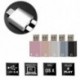 Mini USB hangkártya külső adapter 3D sztereó jack 3,5 mm fülhallgató mikrofon PC-hez