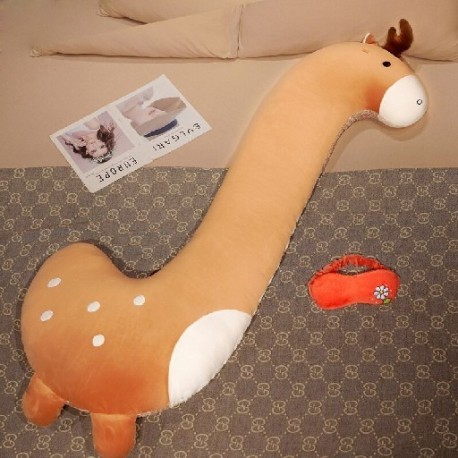 Magasság: 115 cm - 90/115/150 cm Kawaii Husky Unikornis Liba Dinoszaurusz Szarvas Peluche játékok terhes nő alvópárna