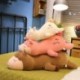 Magasság: 70 cm - 50/70/100 cm-es szép plüss alpaka párna Kawaii állati bárány játékok alpacasso párna lányoknak baba