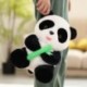 Magasság: 28 cm - 28/30/35 cm Aranyos panda plüss játékok Kedves kínai állat bambusz panda babák kitömött puha párna