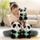 Magasság: 28 cm - 28/30/35 cm Aranyos panda plüss játékok Kedves kínai állat bambusz panda babák kitömött puha párna