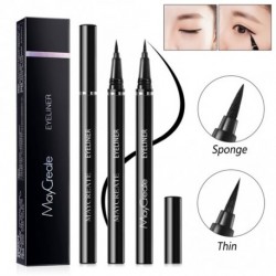 MayCreate 0.6ml Fekete szemhéjárnyaló ápoló Női Makeup Vízálló hosszantartó smink ceruza ecset